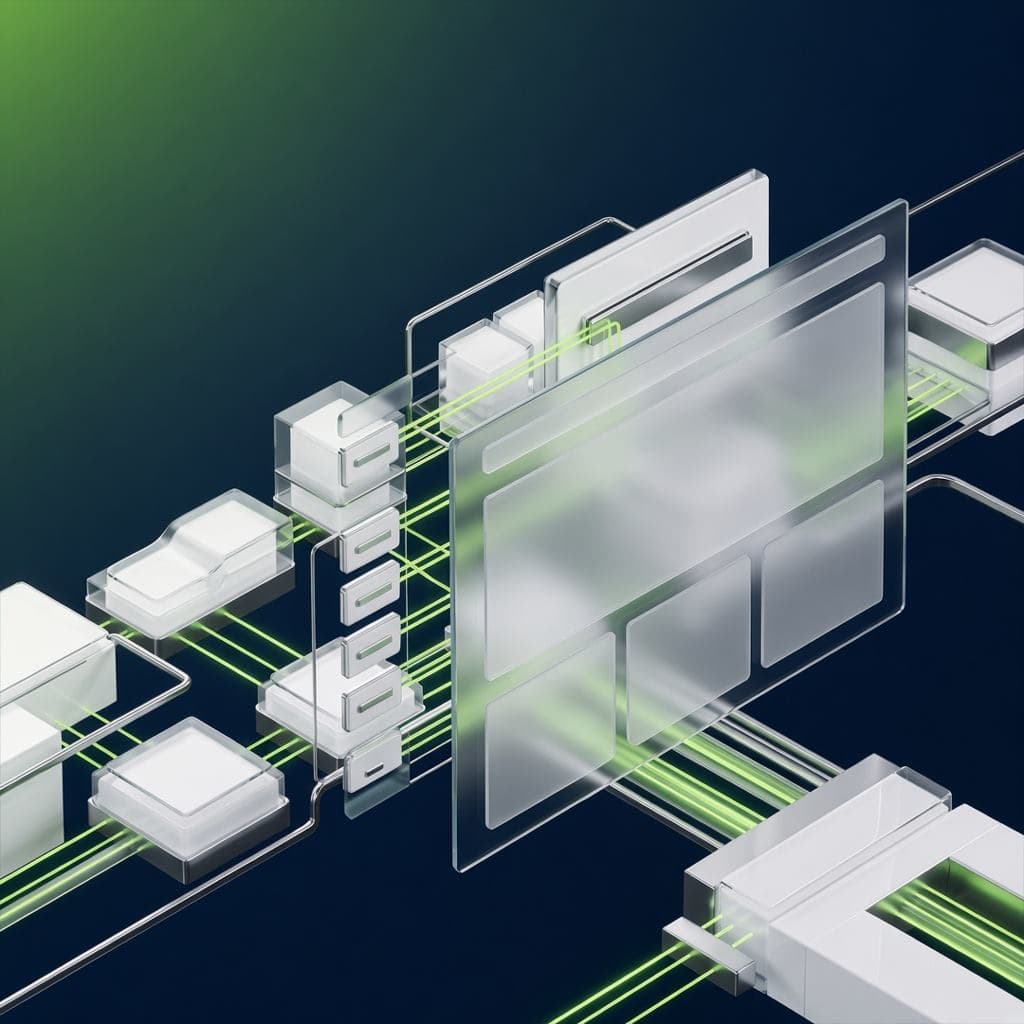 Headless architecture delivering clean content to AI crawlers through APIs