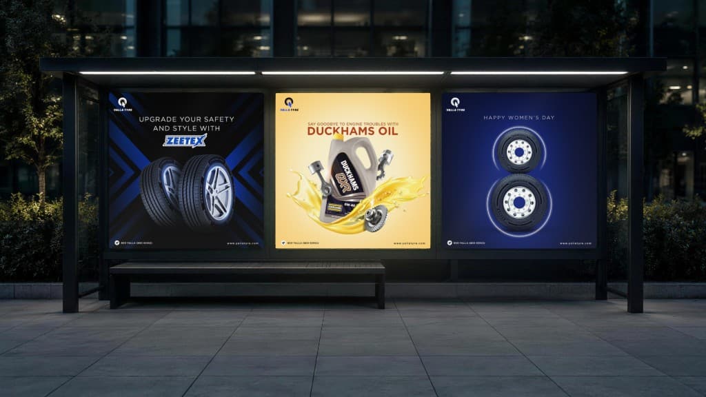 YallaTyre campaign posters
