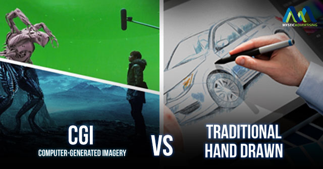 Traditional Hand-Drawn Vs. CGI: Which Animation Is Better? | Mystic  Advertising